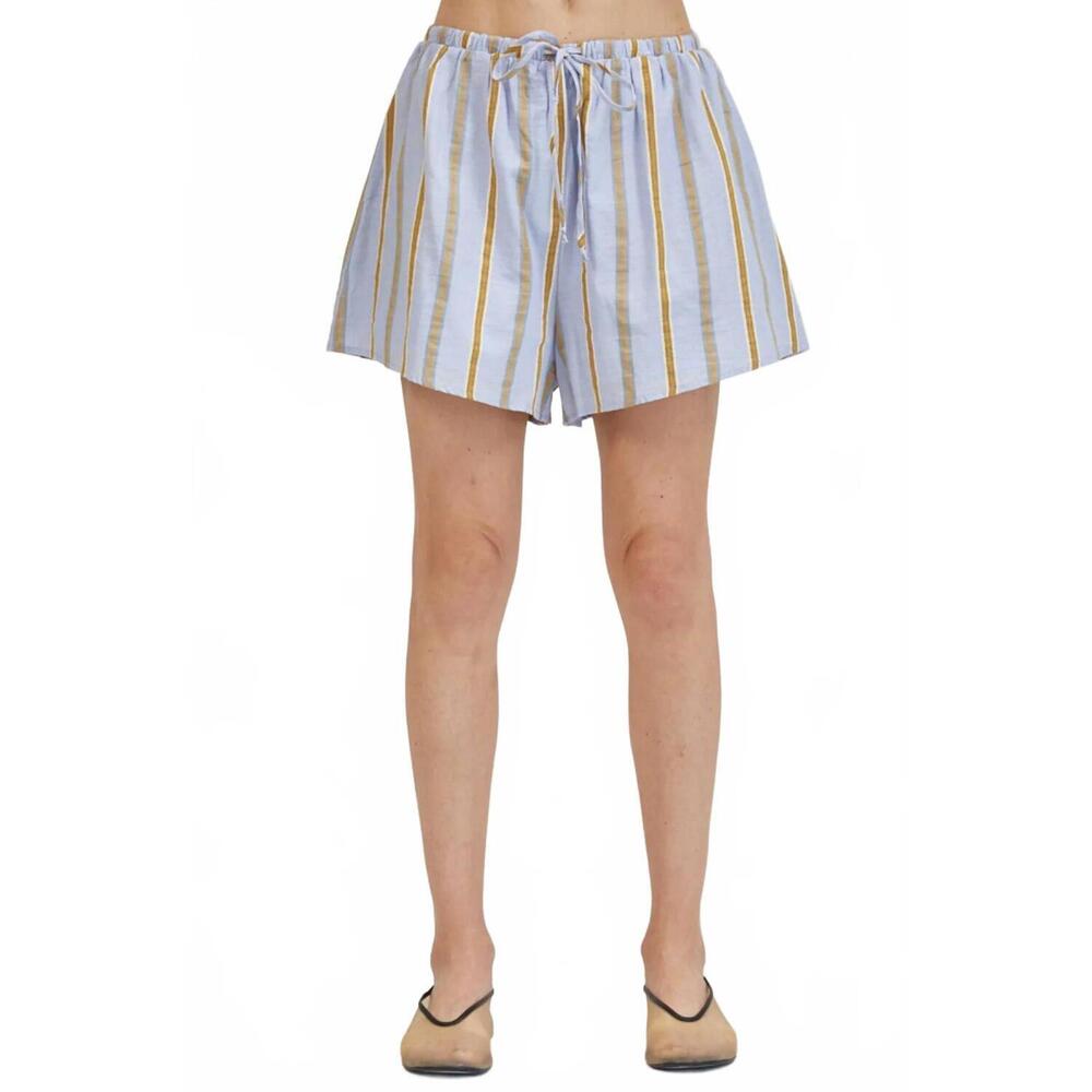 NEW A.REN bryce shorts in light blue